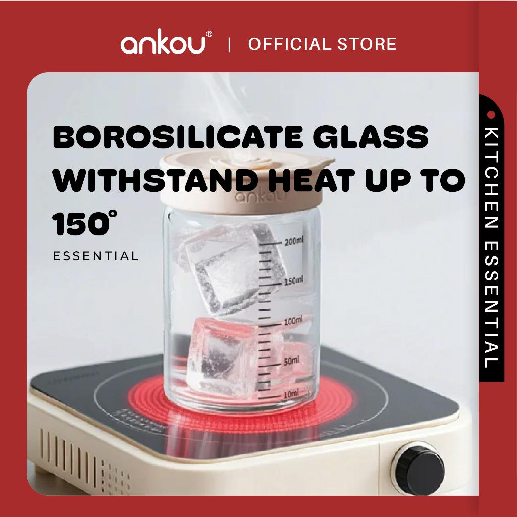 ANKOU Portable Glass Food Storage Container