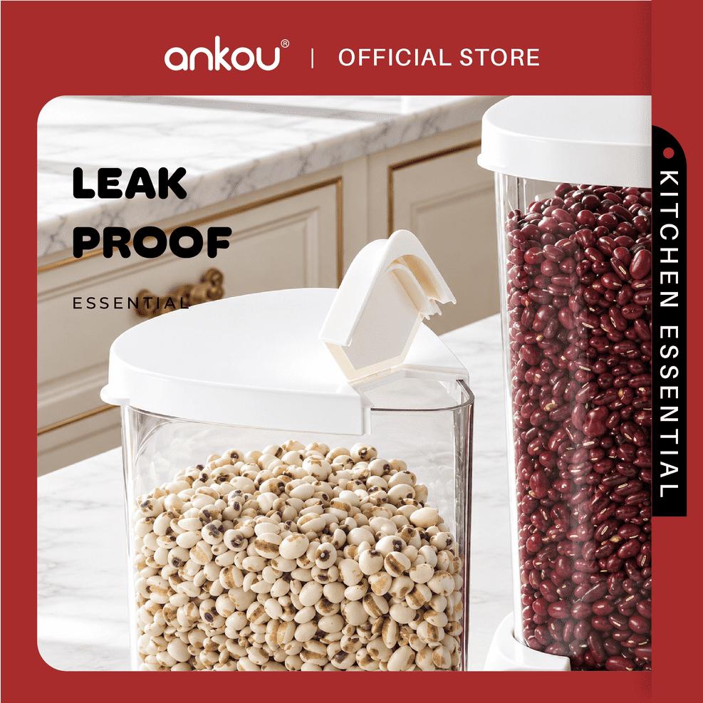 ANKOU Rotating Grains Storage Container - 690ml x 6