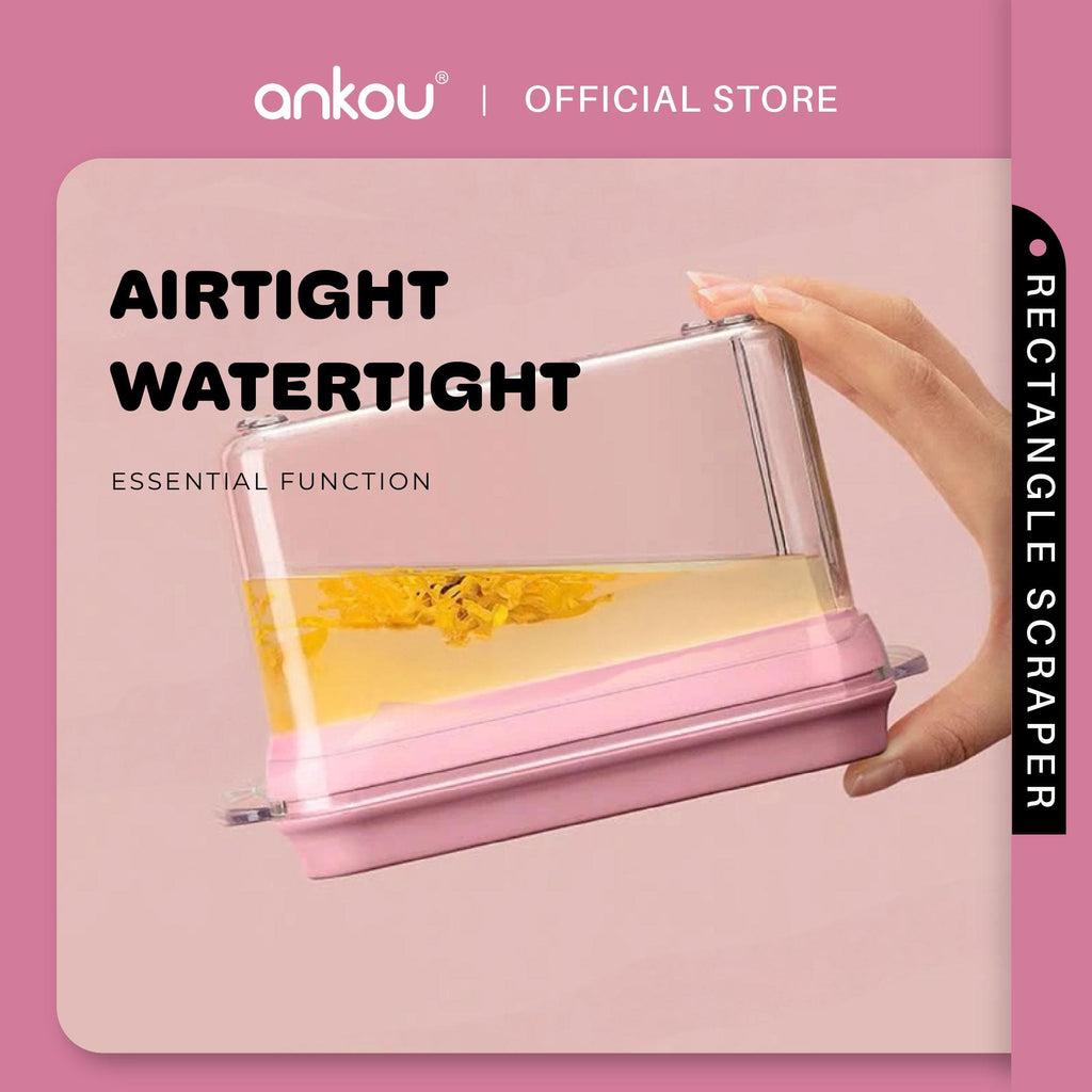 ANKOU Airtight Milk Powder Container With Scraper - Rectangle Scraper (1700ml)