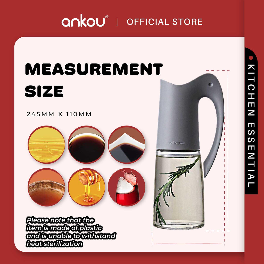 ANKOU Auto-Flip Cover Oil Dispenser (500ml)