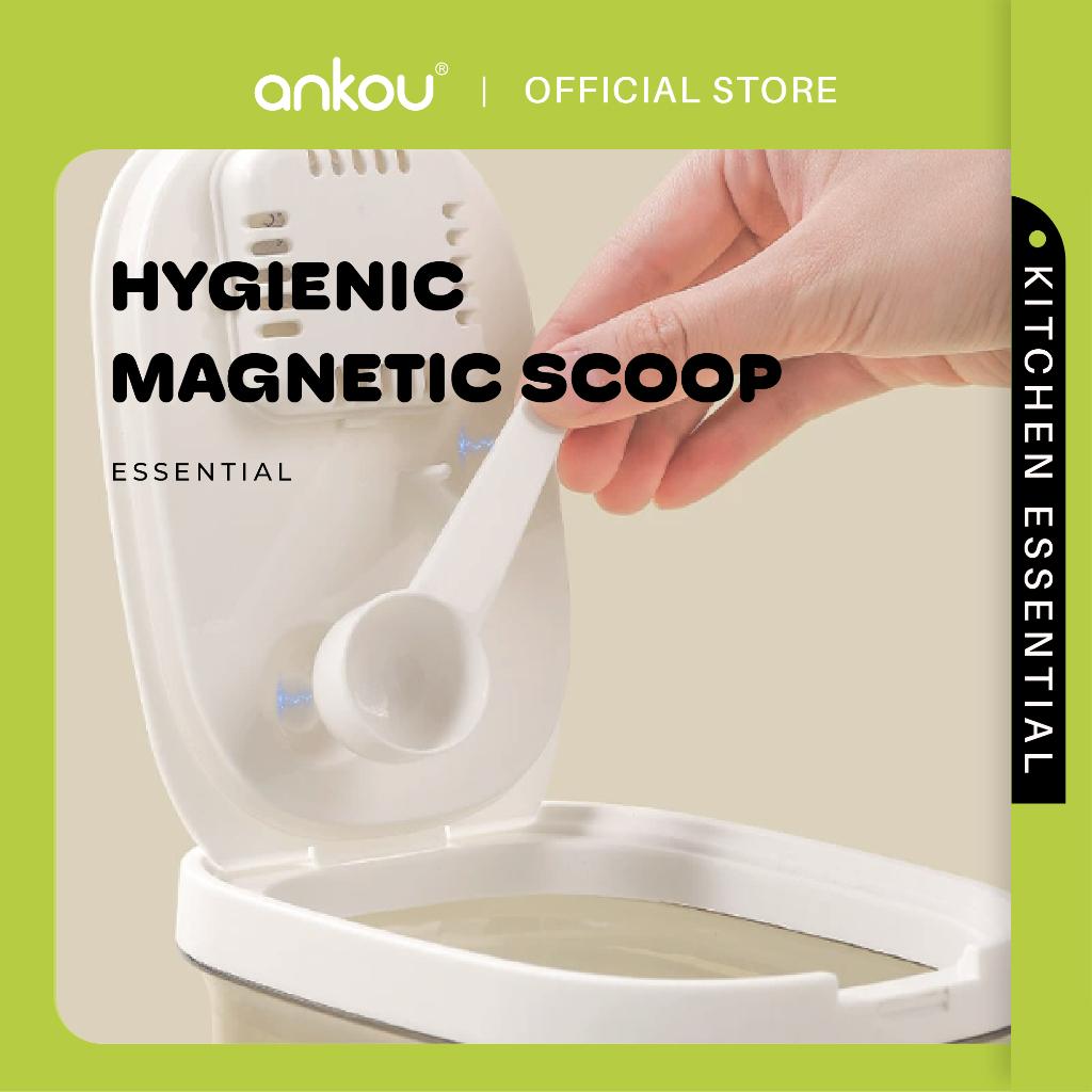 ANKOU Oval Milk Powder Container with Magnetic Scoop - 1000ml
