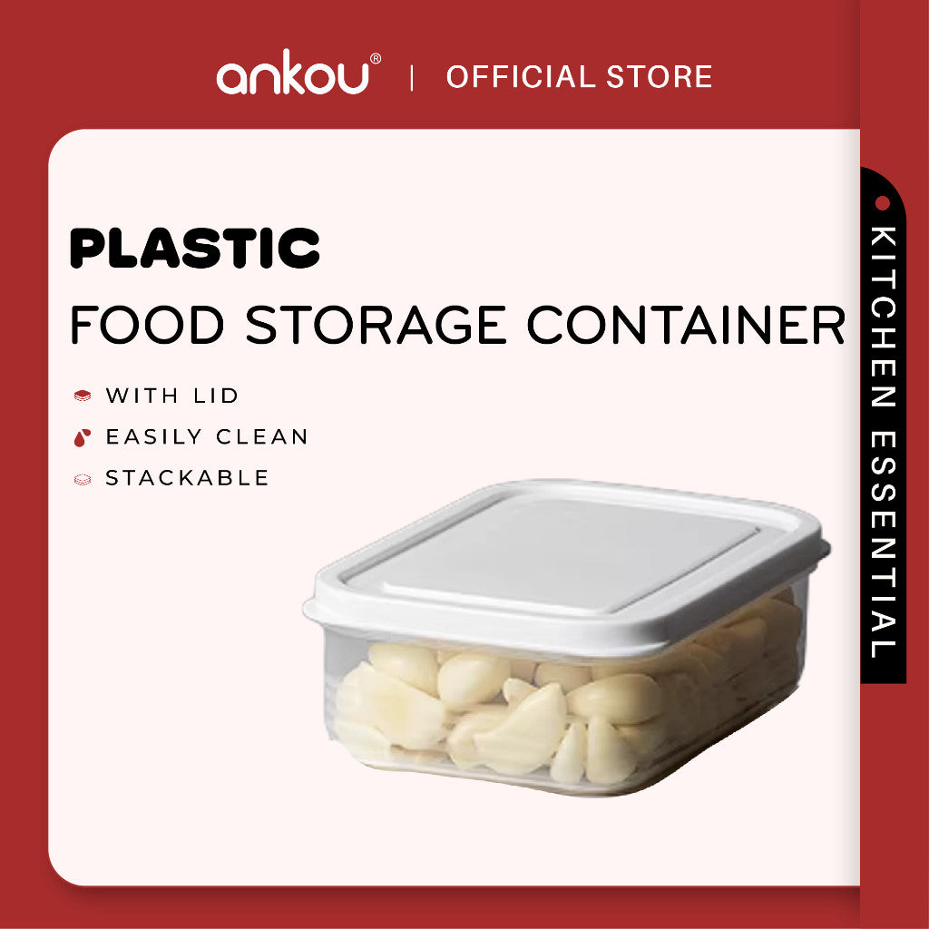 Ankou Food Storage Container - Plastic 650ml / 850ml / 1300ml / 1800ml