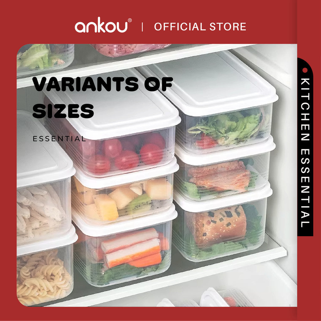 Ankou Food Storage Container - Plastic 650ml / 850ml / 1300ml / 1800ml