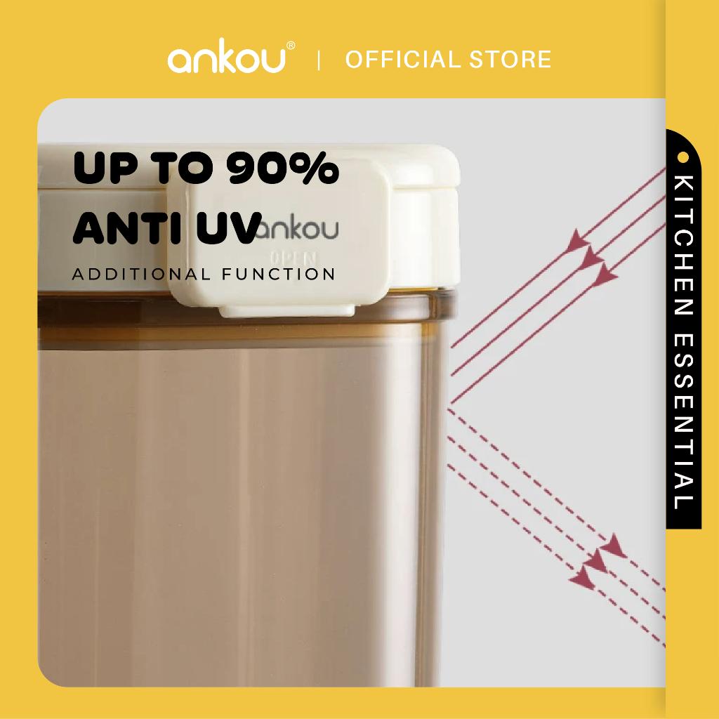 ANKOU Anti-UV Milk Powder Container with Holder - 400ml