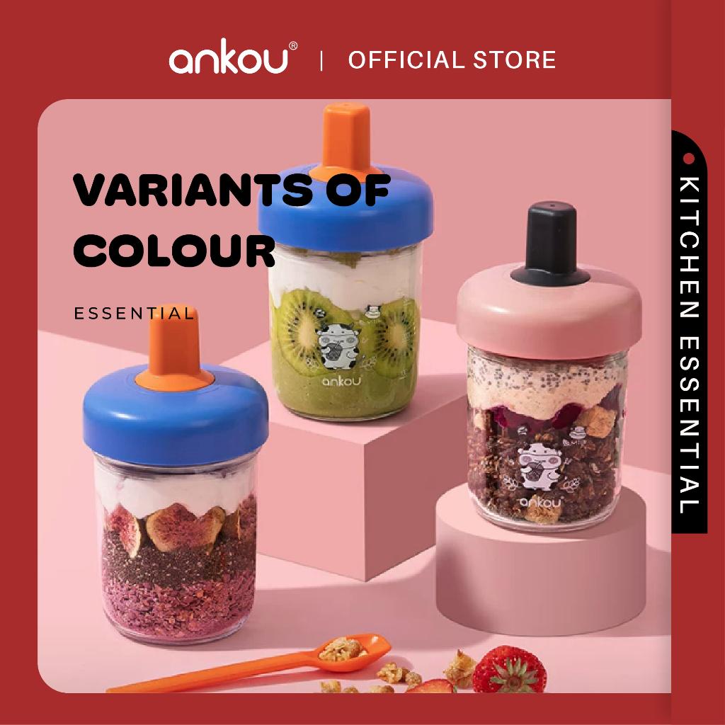 ANKOU SmartMeal Glass Cup - 400ml