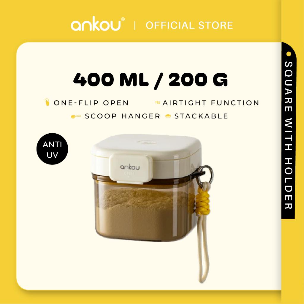 ANKOU Anti-UV Milk Powder Container with Holder - 400ml