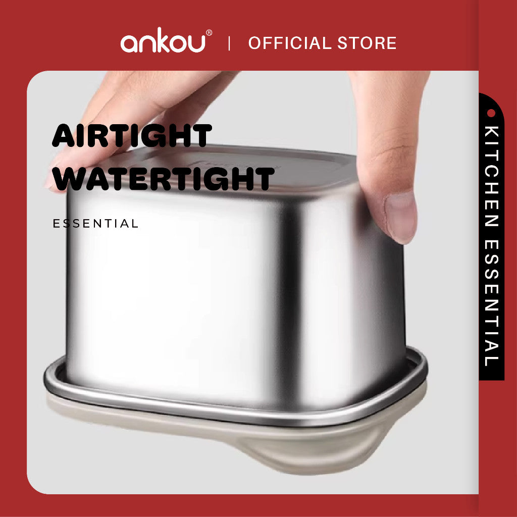 Ankou Food Storage Container - Stainless Steel 300ml / 500ml / 700ml / 1100ml