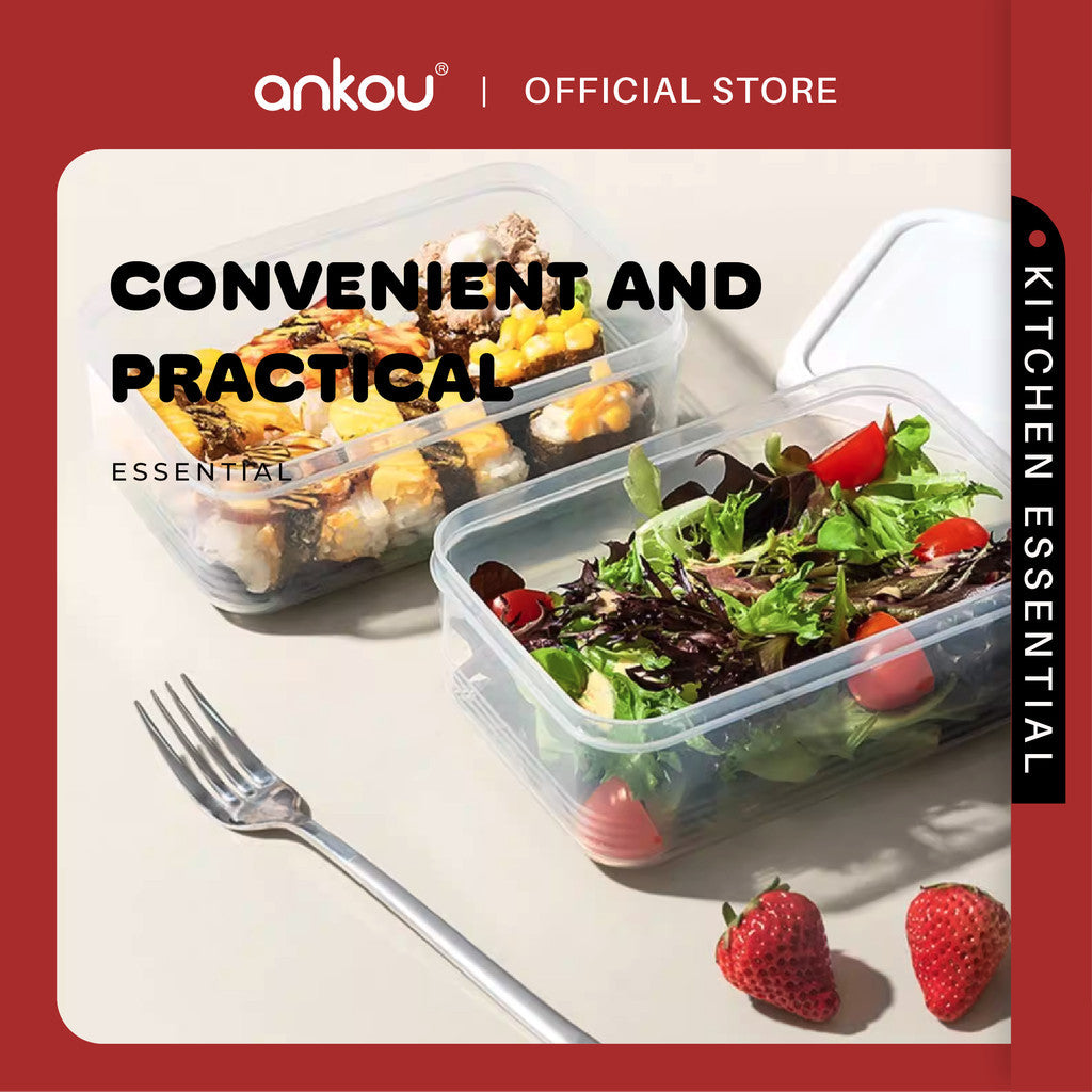 Ankou Food Storage Container - Plastic 650ml / 850ml / 1300ml / 1800ml