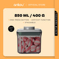 ANKOU Bekas Makanan & Snek Bayi Kedap Udara Segi Empat (850ml) - Square Multi-Purpose Airtight