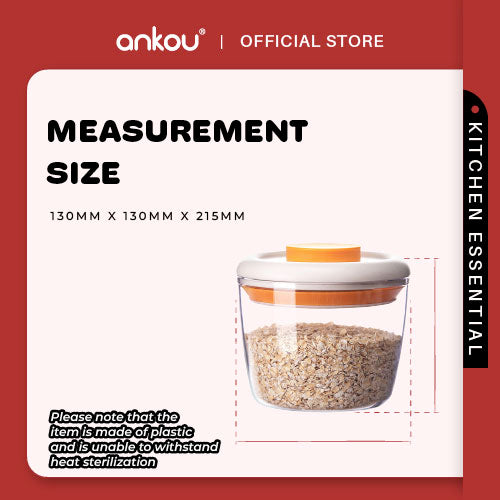 ANKOU Tritan Multi-Purpose Airtight Food Container (400ml)
