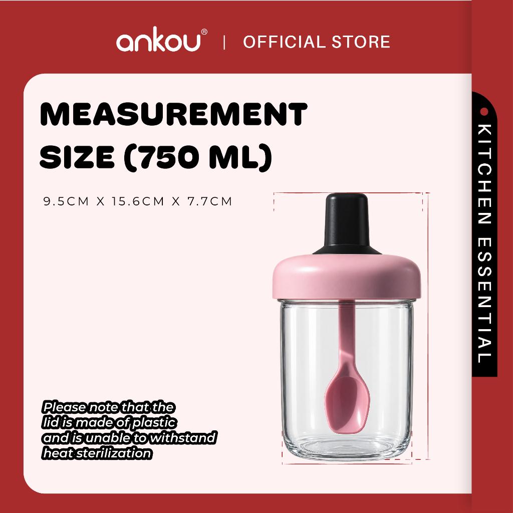 ANKOU SmartMeal Glass Cup - 400ml