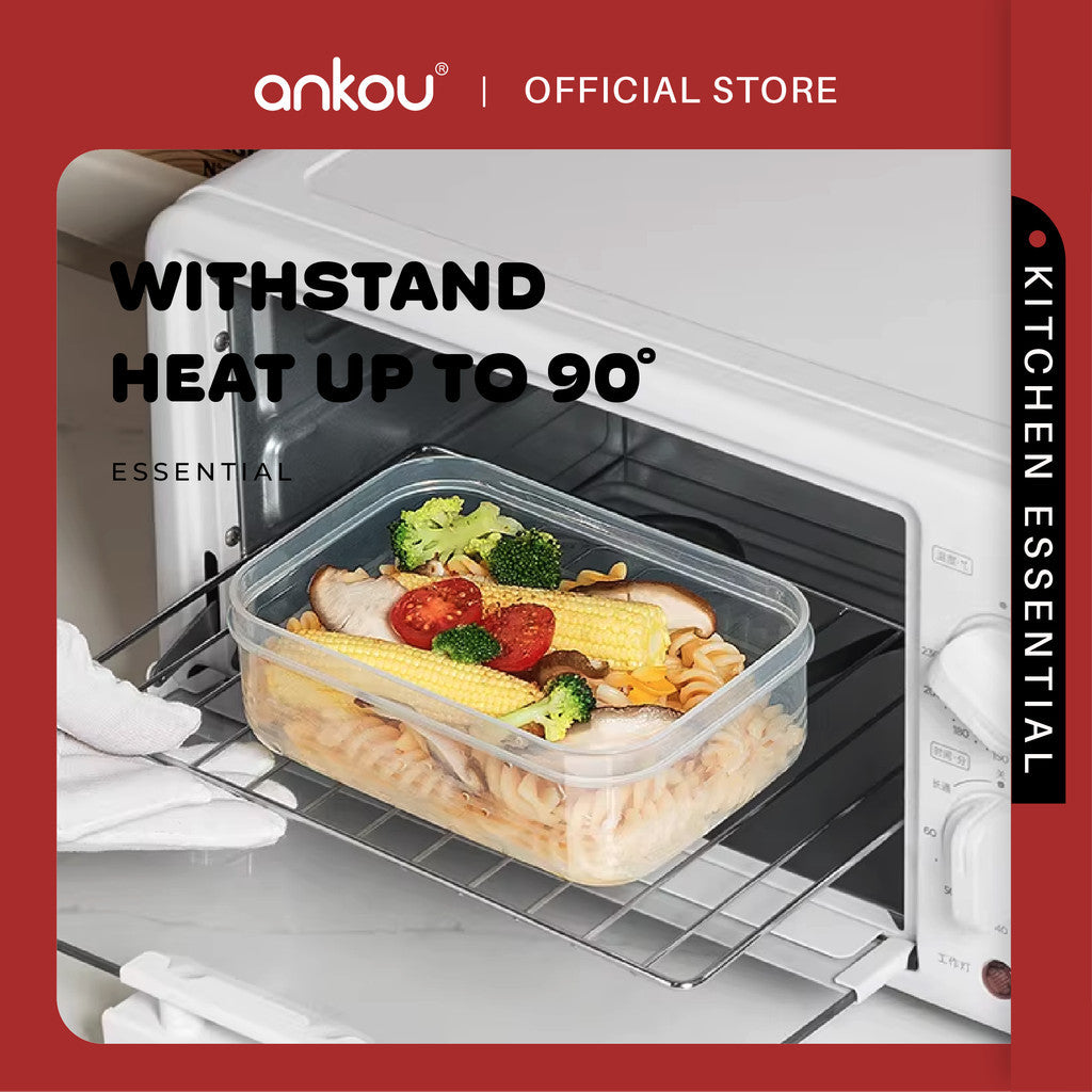 Ankou Food Storage Container - Plastic 650ml / 850ml / 1300ml / 1800ml