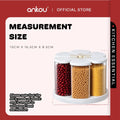 ANKOU Rotating Grains Storage Container - 690ml x 6