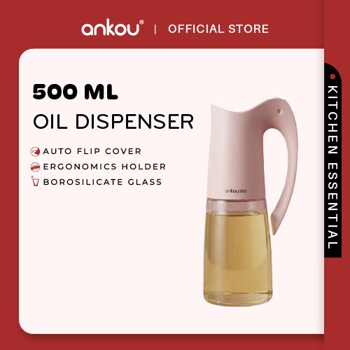 ANKOU Auto-Flip Cover Oil Dispenser (500ml)
