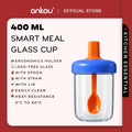 ANKOU SmartMeal Glass Cup - 400ml